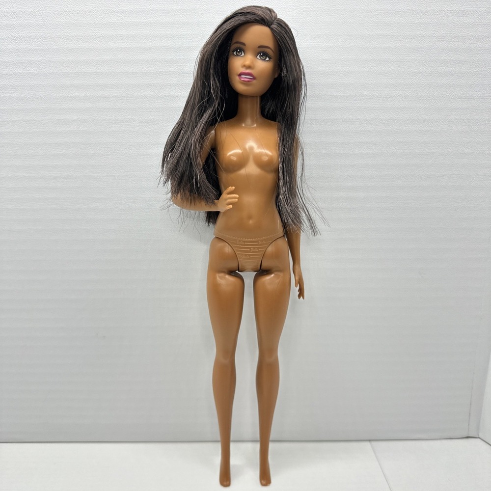 Mattel Barbie Doll African American AA - Brown Eyes JJT78 Nude